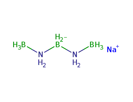 Molecular Structure of 1452577-09-1 (B<sub>3</sub>H<sub>12</sub>N<sub>2</sub><sup>(1-)</sup>*Na<sup>(1+)</sup>)