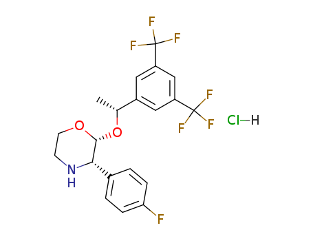(2R,3S)-2-[(1R)-1-[3,5-Bis(trifluoromethyl)phenyl]ethoxy]-3-(4-fluorophenyl)morpholine hydrochloride
