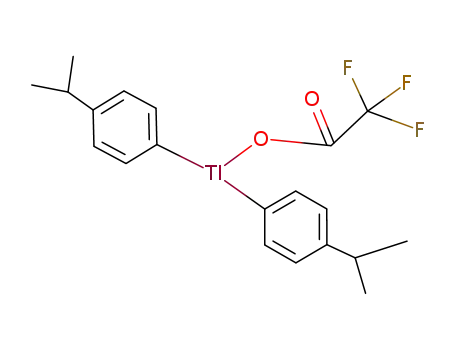 bis(p-isopropylphenyl)thallium trifluoroacetate