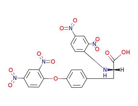 Molecular Structure of 1694-93-5 (N,O-DI(2,4-DNP)-L-TYROSINE)