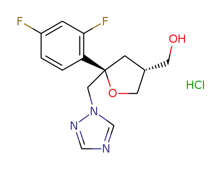 C<sub>14</sub>H<sub>15</sub>F<sub>2</sub>N<sub>3</sub>O<sub>2</sub>*ClH