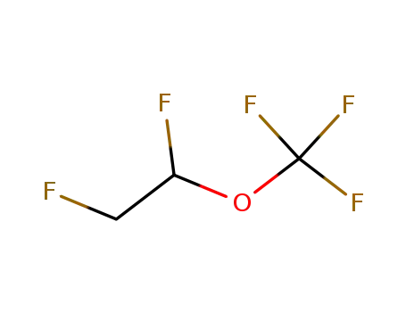 Molecular Structure of 84011-16-5 (Ethane, 1,2-difluoro-1-(trifluoromethoxy)-)