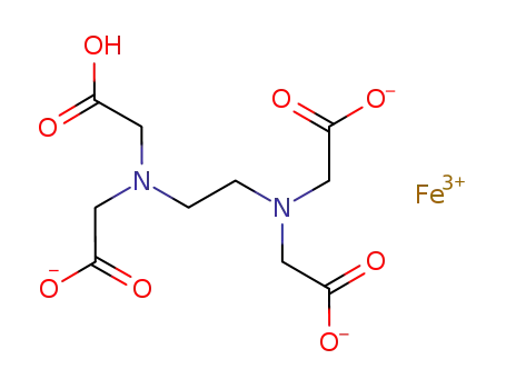 수소 [[N,N'-에틸렌비스[N-(카르복시메틸)글리시나토]](4-)-N,N',O,O',ON,ON']철산염(1-)