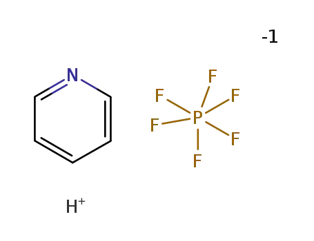 Molecular Structure of 16941-15-4 (Pyridinium hexafluorophosphate)