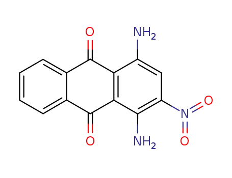 Molecular Structure of 23677-62-5 (1,4-diamino-2-nitroanthraquinone)