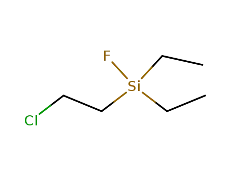 Molecular Structure of 358-53-2 (2-chloroethyl-diethylfluorosilane)