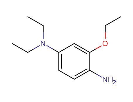Molecular Structure of 2359-46-8 (2-ethoxy-N4,N4-diethyl-p-phenylenediamine)