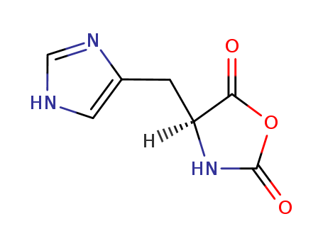 2,5-Oxazolidinedione,4-(1H-imidazol-5-ylmethyl)-