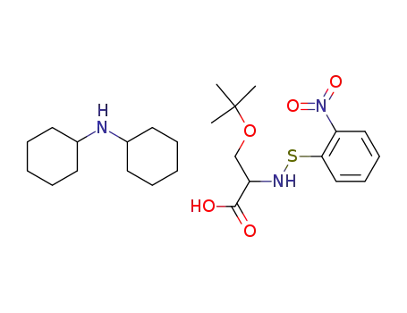 Molecular Structure of 16990-60-6 (NPS-SER(TBU)-OH DCHA)