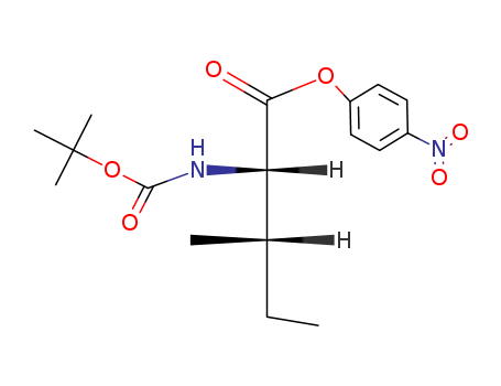 Boc-L-isoleucine 4-nitrophenyl ester