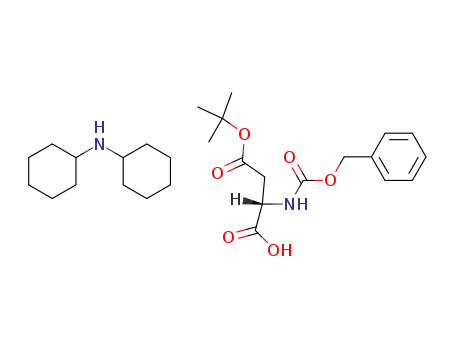 Molecular Structure of 23632-70-4 (Z-ASP(OTBU)-OH DCHA)