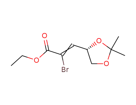 (Z)/(E)-ethyl 3-[(S)-2,2-dimethyl-1,3-dioxolan-4-yl]-2-bromo-2-propenoate