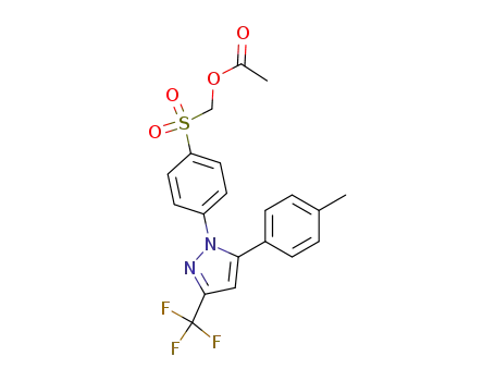 Acetic acid 4-(5-p-tolyl-3-trifluoromethyl-pyrazol-1-yl)-benzenesulfonylmethyl ester