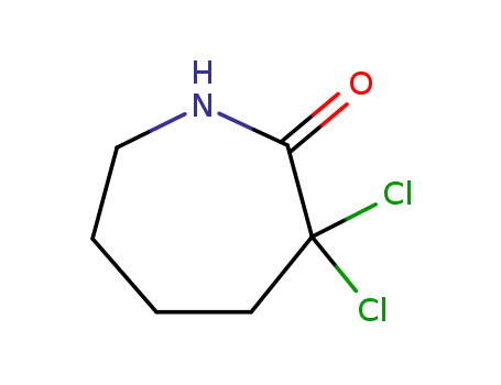Molecular Structure of 1709-14-4 (3,3-dichloroazepan-2-one)
