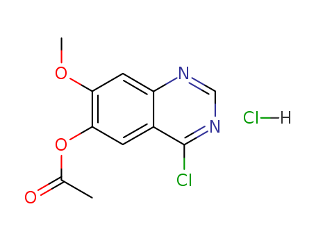 4-Chloro-6-acetoxy-7-methoxyquinazoline hydrochloride