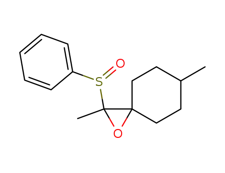 2-Benzenesulfinyl-2,6-dimethyl-1-oxa-spiro[2.5]octane