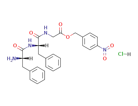 Glycine, N-(N-L-phenylalanyl-L-phenylalanyl)-, (4-nitrophenyl)methyl
ester, monohydrochloride
