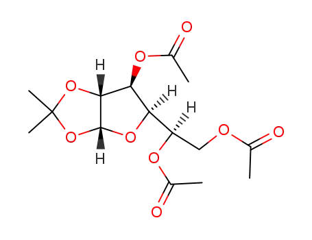 Molecular Structure of 29364-56-5 (1-O,2-O-Isopropylidene-α-D-glucofuranose 3,5,6-triacetate)