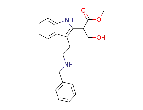 2-[3-(2-Benzylamino-ethyl)-1H-indol-2-yl]-3-hydroxy-propionic acid methyl ester