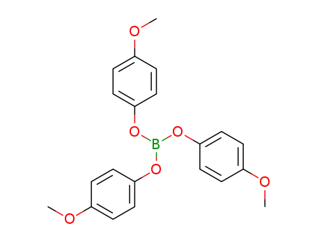 Molecular Structure of 42080-75-1 (tris(4-methoxiphenyloxy)borane)