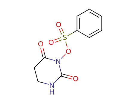Molecular Structure of 73674-56-3 (3-[(phenylsulfonyl)oxy]dihydropyrimidine-2,4(1H,3H)-dione)