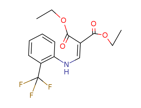 Propanedioic acid,2-[[[2-(trifluoromethyl)phenyl]amino]methylene]-, 1,3-diethyl ester