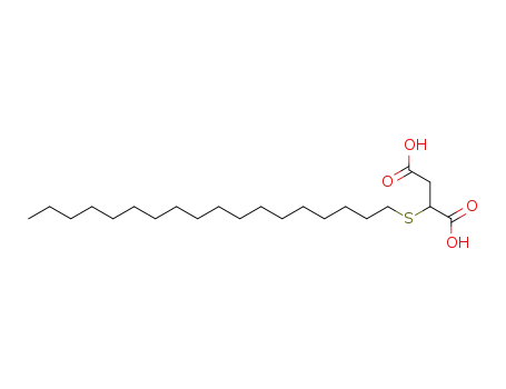 Molecular Structure of 85927-34-0 (Butanedioic acid, (octadecylthio)-)