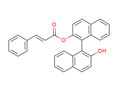 (E)-3-Phenyl-acrylic acid 2'-hydroxy-[1,1']binaphthalenyl-2-yl ester