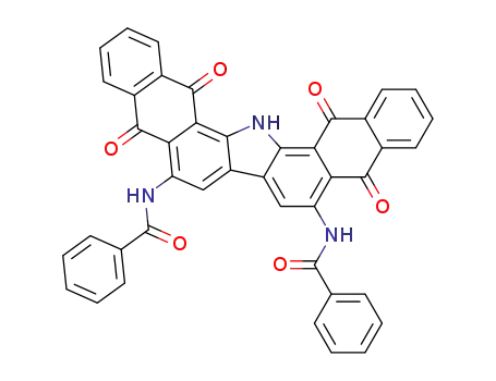 Molecular Structure of 2379-81-9 (Benzamide,N,N'-(10,15,16,17-tetrahydro-5,10,15,17-tetraoxo-5H-dinaphtho[2,3-a:2',3'-i]carbazole-6,9-diyl)bis-)