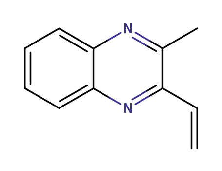 Molecular Structure of 104910-79-4 (Quinoxaline,  2-ethenyl-3-methyl-)