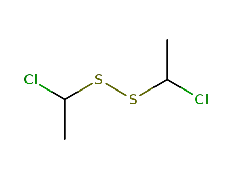 Molecular Structure of 85532-09-8 (di-α-chloroethyldisulfide)