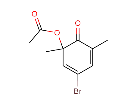 2,4-Cyclohexadien-1-one, 6-(acetyloxy)-4-bromo-2,6-dimethyl-