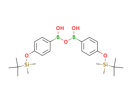 Molecular Structure of 123088-32-4 (4-tert-butyl-dimethylsilyloxyphenylboronic acid anhydride)
