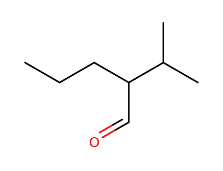 Molecular Structure of 16630-92-5 (2-isopropyl-pentanal)