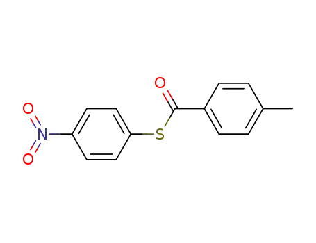 Molecular Structure of 39248-99-2 (S-(4-nitrophenyl) 4-methylbenzothioate)