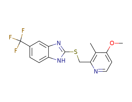 2-((4-Methoxy-3-methyl-2-pyridylmethyl)sulfo)-5-trifluoromethyl-1H-benzimidazole