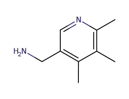 Molecular Structure of 857345-80-3 (<i>C</i>-(4,5,6-trimethyl-[3]pyridyl)-methylamine)