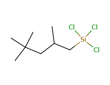 Molecular Structure of 18379-25-4 (Isooctyltrichlorosilane)