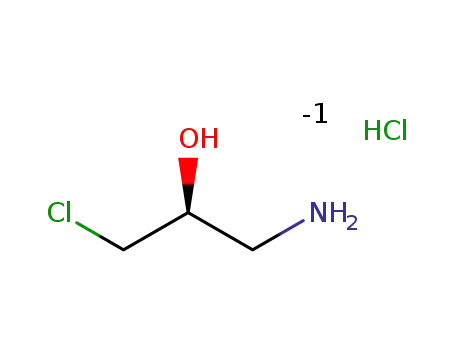 Molecular Structure of 54798-66-2 ((2S)-1-amino-3-chloro-propan-2-ol hydrochloride)