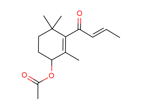 (2E)-1-[3-(ACETYLOXY)-2,6,6-TRIMETHYL-1-CYCLOHEXEN-1-YL]-2-BUTEN-1-ONECAS
