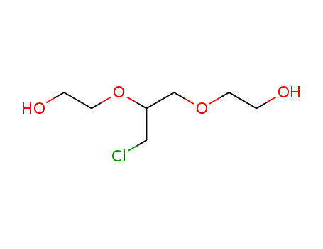 Molecular Structure of 83585-65-3 (2-[1-Chloromethyl-2-(2-hydroxy-ethoxy)-ethoxy]-ethanol)