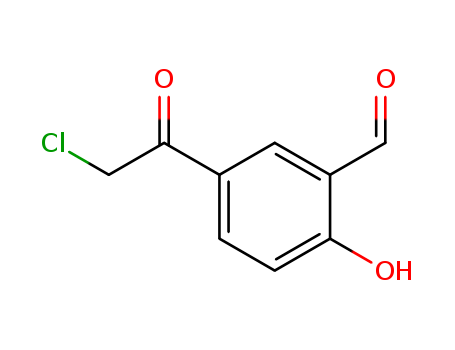 Benzaldehyde, 5-(chloroacetyl)-2-hydroxy-
