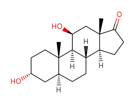 Molecular Structure of 57-61-4 (11-BETA-HYDROXYANDROSTERONE)