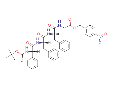 Glycine,
N-[N-[N-[N-[(1,1-dimethylethoxy)carbonyl]-L-2-phenylglycyl]-L-phenylalan
yl]-L-phenylalanyl]-, (4-nitrophenyl)methyl ester