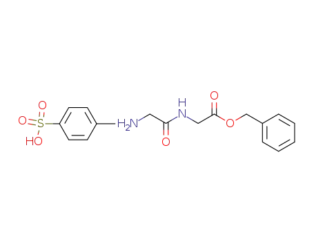 Molecular Structure of 1738-82-5 (Gly-Gly benzyl ester p-toluenesulfonate salt)