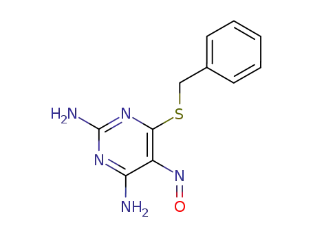 6-(benzylsulfanyl)-5-nitroso-2,4-pyrimidinediamine