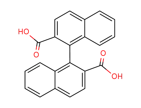 Molecular Structure of 18531-96-9 (S-1,1'-BINAPHTHYL-2,2'-DICARBOXYLIC ACID)