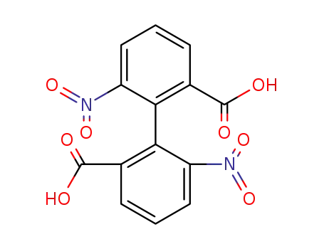 Molecular Structure of 5457-32-9 (6,6'-Dinitrodiphenic acid)