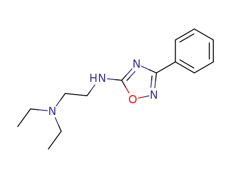 Molecular Structure of 18991-15-6 (N,N-diethyl-N'-(3-phenyl-1,2,4-oxadiazol-5-yl)ethylenediamine)