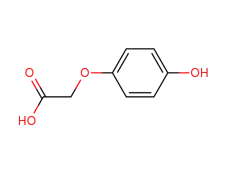 Molecular Structure of 1878-84-8 (4-HYDROXYPHENOXYACETIC ACID)